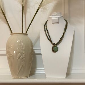 Bohemian chic Peacock Gemstone Necklace